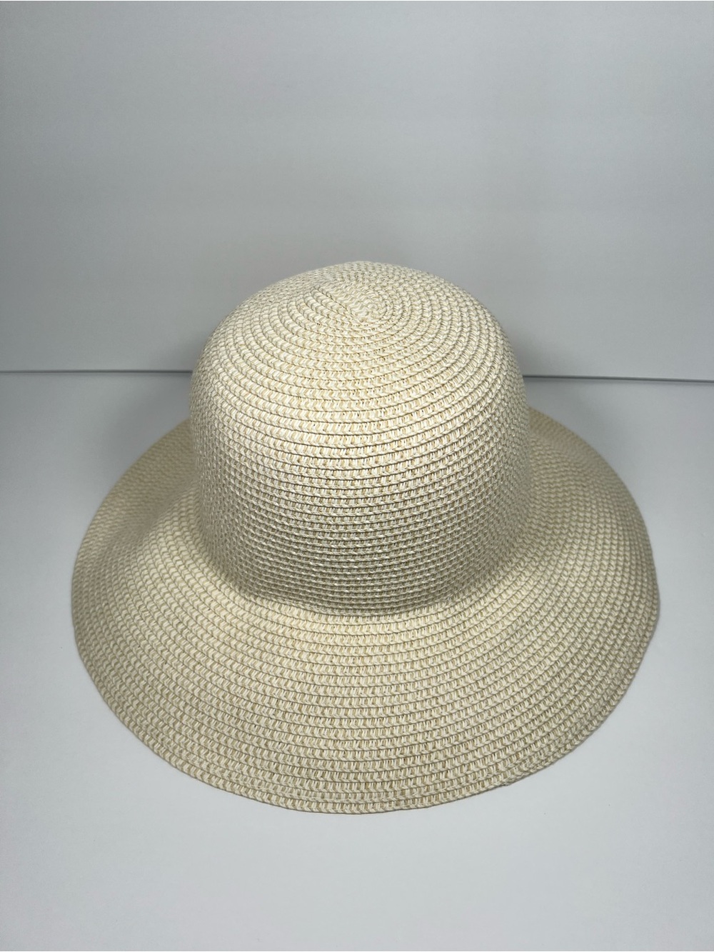 Sonoma Cream Woven Wide-Brim Sun Hat